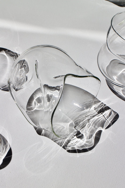 Curvy Drinking Glass 03 – Transparent