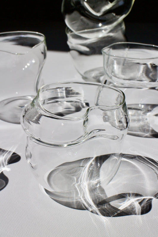 Curvy Drinking Glass 09 – Transparent