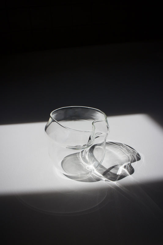 Curvy Drinking Glass 09 – Transparent