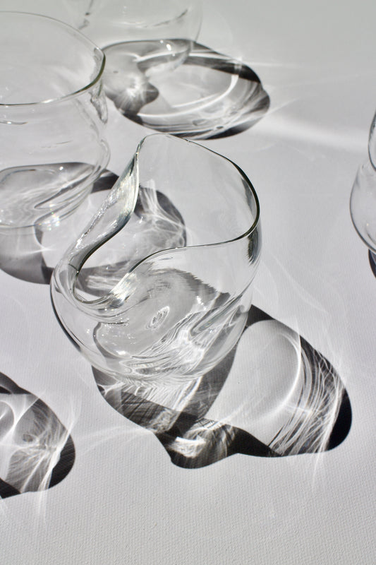 Curvy Drinking Glass 10 – Transparent